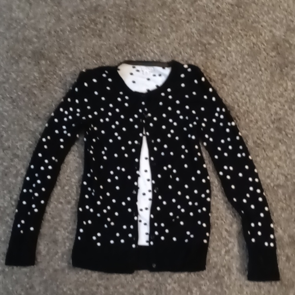 Merona, black cardigan. xs